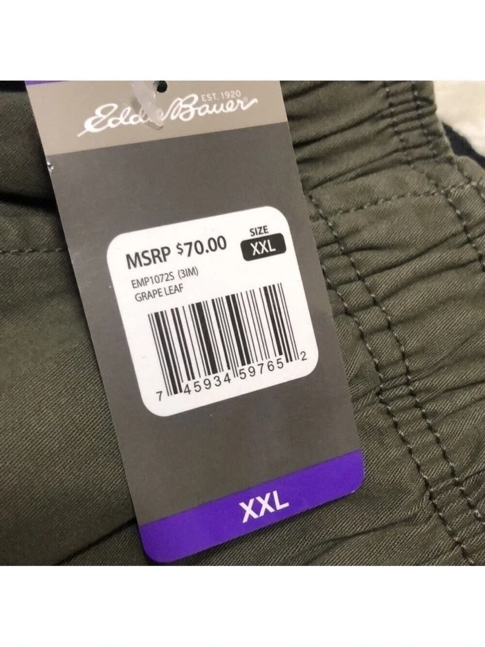 Eddie Bauer Cargo Twill Pants Size XXL